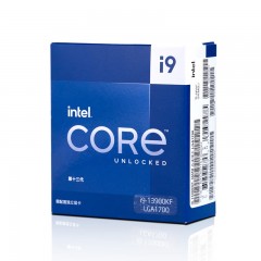 英特尔(Intel) i9-13900KF 13代 酷睿 处理器24核32线程 睿频至高可达5.8Ghz 36M三级缓存 台式机CPU