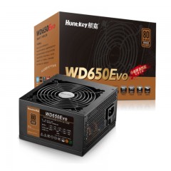 航嘉（Huntkey）WD650 EVO额定650W 游戏电脑主机电源80PLUS铜牌