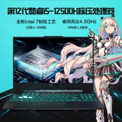 华硕天选32022新品 第12代英特尔酷睿 15.6英寸游戏本笔记本电脑
