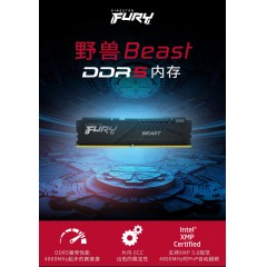金士顿16G/6000骇客神条台式机内存