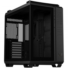 华硕（ASUS）TUF GAMING GT502 弹药库机箱 双仓设计/免工具拆卸/黑色海景房/创新散热/GPU支架