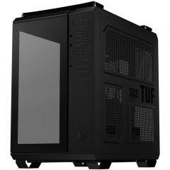 华硕（ASUS）TUF GAMING GT502 弹药库机箱 双仓设计/免工具拆卸/黑色海景房/创新散热/GPU支架