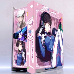 华硕（ASUS） ROG机箱电脑灯板太阳神601散热水冷台式机吹雪原神猫羽雫等二次元动漫白色主题定制 选图定制(留言客服)