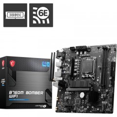 微星（MSI）B760M BOMBER WIFI DDR5爆破弹电脑主板 支持 CPU 14400F/13490F/12600KF (INTEL B760/LGA 1700)