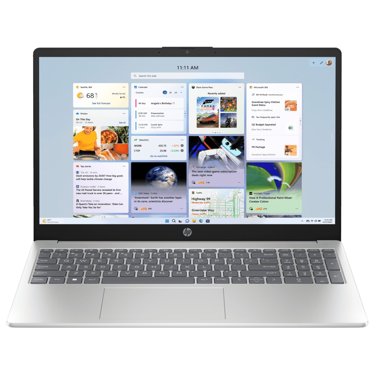 惠普(HP) 星Book 15 15.6英寸笔记本电脑 15-fd1850TU - 银色